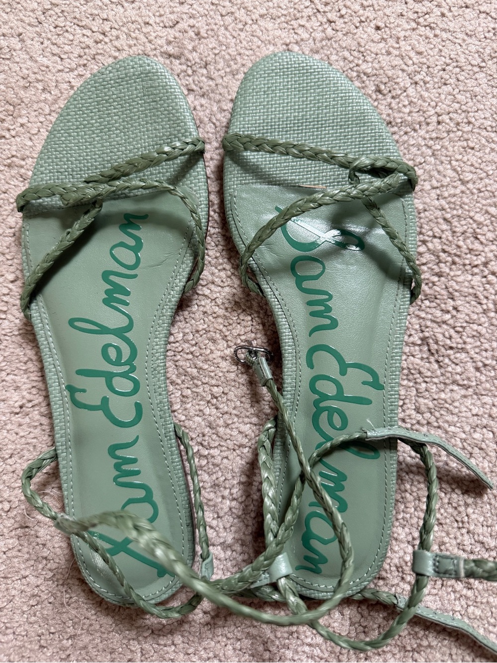 Sam Edelman Sage Braided Lace-Up Sandals